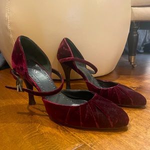 Vintage Velvet Hugo Boss Heels